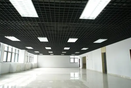 Aluminum ceiling framing material open cell ceiling for shop