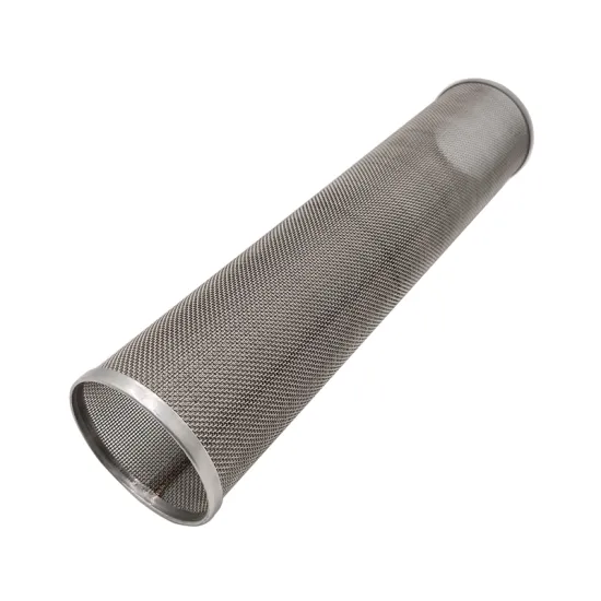 Stainless Steel 304 316L Corrosion Resistance Wire Mesh Filter Tube For Liquid Filtration