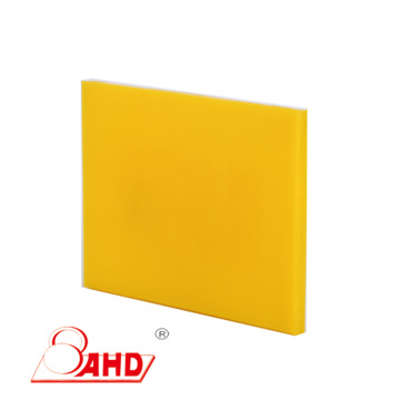 Yellow PU Material Polyurethane PU Sheet