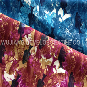 Micro Peach Skin Printed Satin Fabric for Beach Shorts (DT5036)