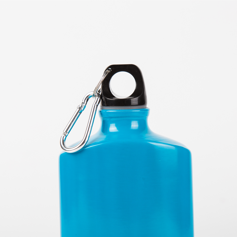 Aluminium Blue Water Bottle for Wine with Printing