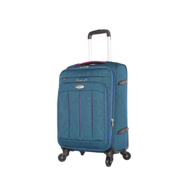 Adult nylon spinner airplane trolley luggage sets