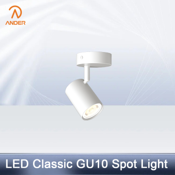 Projecteur LED GU10 élégant pour des besoins d'éclairage polyvalents