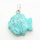 pendentif poisson forme turquoise