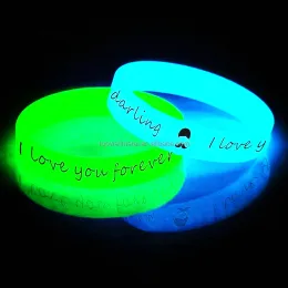 Customized silicone luminous sports wristbands