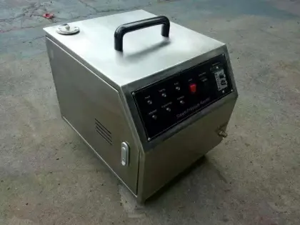 Portable steam cleaning machine for the flexible cleaning