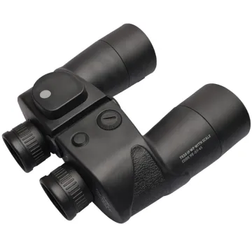 Professional Binock Marine Binoculars 10x50: Waterproof, Rangefinder Compass, BAK4 Prism & FMC Lens for Adults