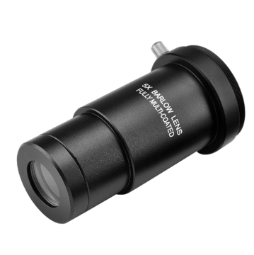 Accessorio M42 Telescope: 5x da 1,25 pollici di lenti in metallo completamente a rivestimento multiplo per astronomia