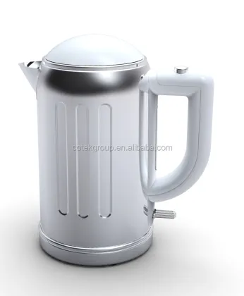 White Kitchen Appliances: Electric Kettle & Toaster