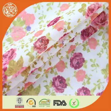 2014 China supplier hot sale printing cvc burnout fabric