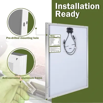 Renogy 12V 100W Solar Panel for RVs, Boats, and Caravans