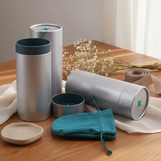 Premium Custom Paper Cosmetic Tube Packaging