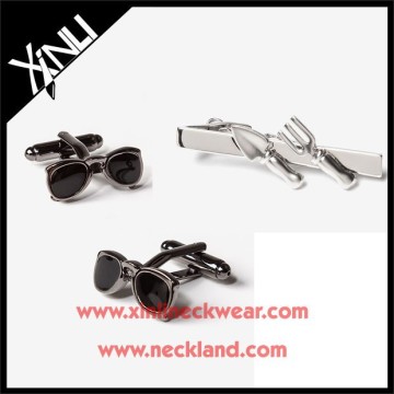High Quality Funny Cufflink Tie Clips