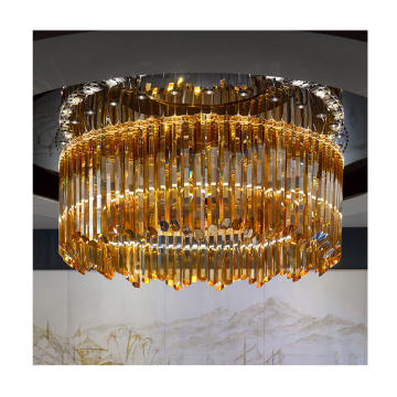High-End Handmade Custom Art Glass Chandeliers for Indoor Light Retro
