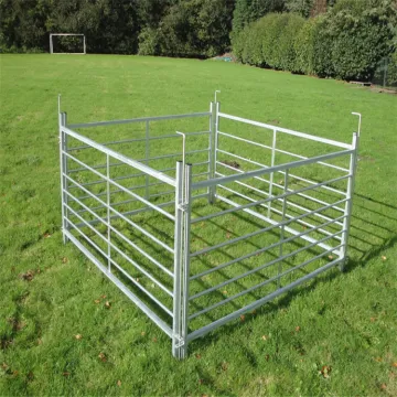 galvanized portable cattle fence corral panels