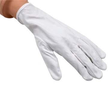 White Cotton Micro Fiber Jewelry Cleaning Dusting Gloves, Watch Gloves -  China Dust Free Gloves, Work Glove