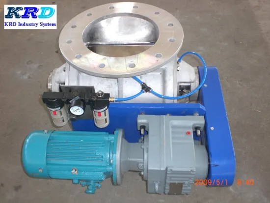 Sanitary rotary airlock valves