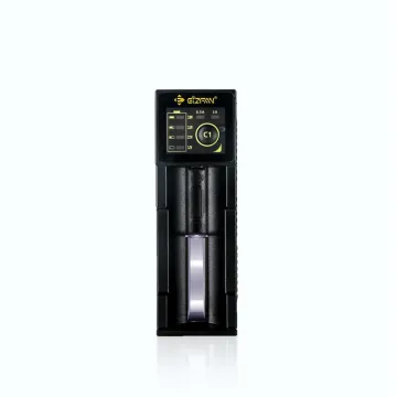 Universal 1-Bay Efan Eizfan C1 LED USB Charger for 18650, 20700, and 21700 Batteries