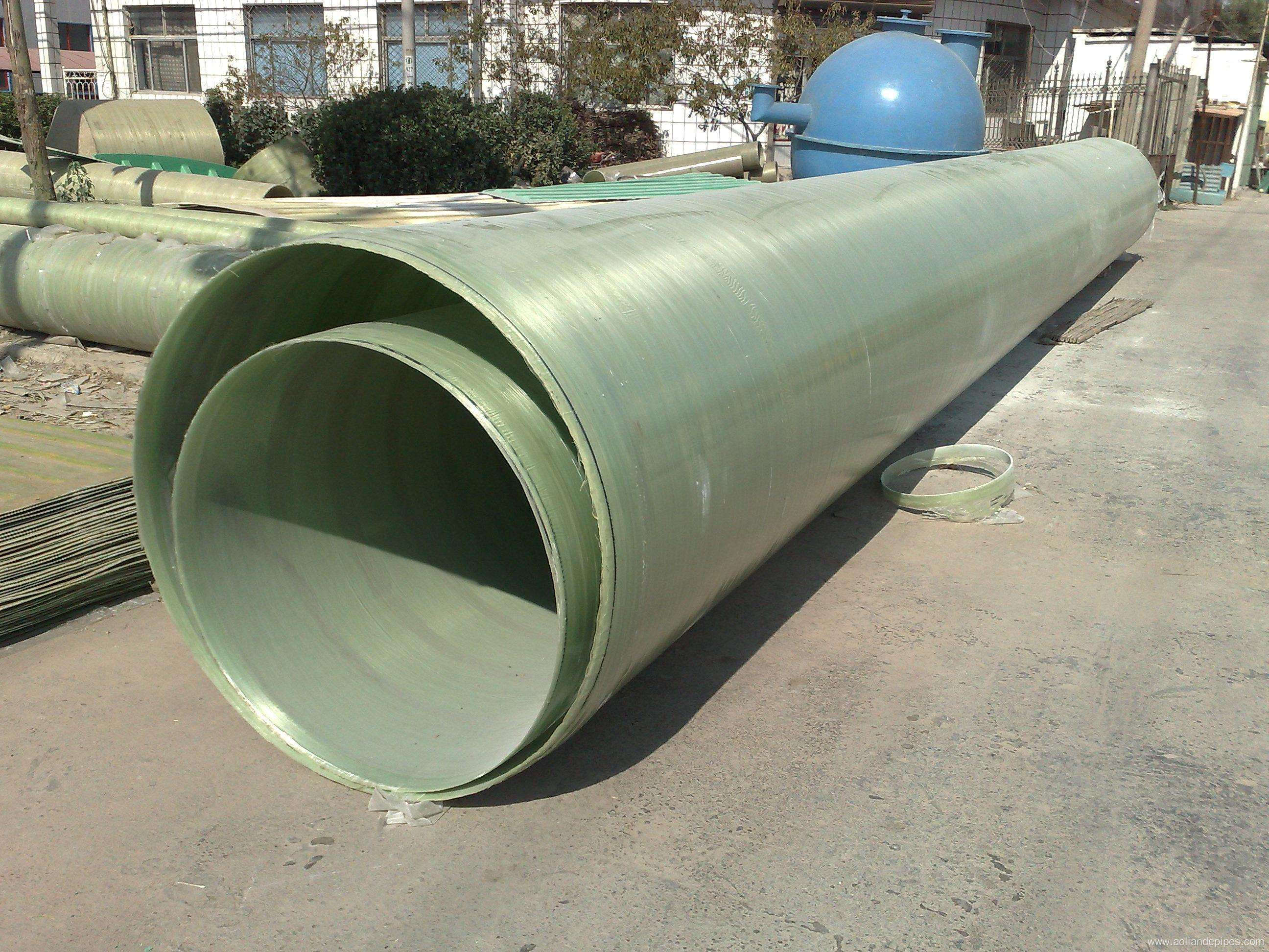 1200mm Fiberglass Winding Pipe FRP pipe and fittings