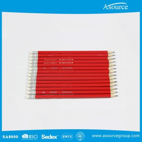 Golf Pencil, Wooden Mini Hb Pencil Top with Eraser with En71