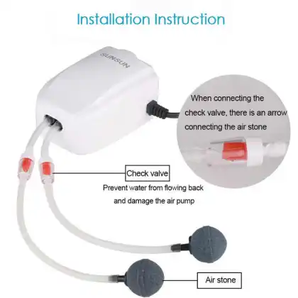 Shop for Quiet Air Pumps: Sunsun YT Series - Including Models YT-301, YT-302, YT-301C, YT-302C, YT-304, and YT-502 for Fish Tank Oxygenation