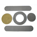 Disco filtro metallico poroso sinterizzato in acciaio inox 316