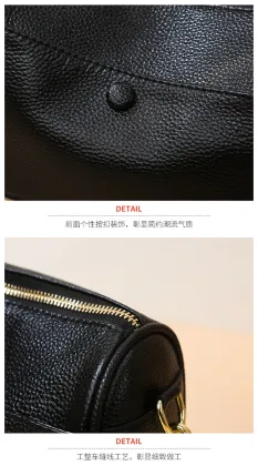 2024 New Fashion Cowhide Crossbody Bag for Women