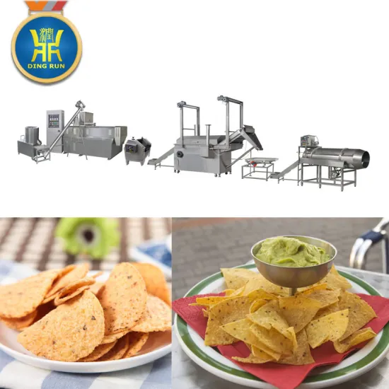 Doritos corn chips making extruder doritos chips manufacture line
