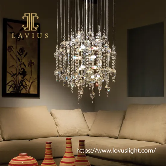 Banquet high luxury custom crystal chandelier & pendant light