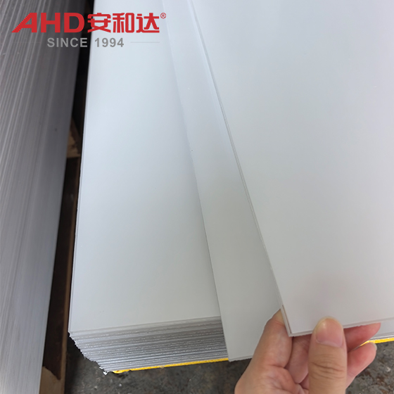 Transparent PC Sheet Double White Film