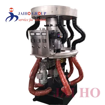 Plastic film blowing extruder rotary die head