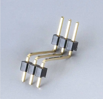 2.54MM SINGLE ROW RIGHT ANGLE TYPE DUAL PLASTIC