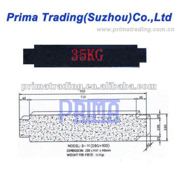 Casting Iron Elevator Counterweight(35KG)