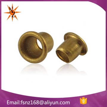 Custom H70 Brass Eyelet, 7.37mm x 3.99mm x 4.02mm, Rust-Free Eyelet for Clothing and Shoes