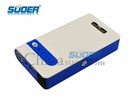 Suoer Multi-functional Auto Emergency Start Power 8800 mAh Jump Starter 200A Mini Car Starter Power
