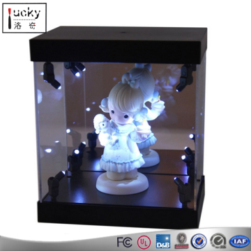 Acrylic Color LED Light Display Box,Acrylic LED lit Toy Display Case