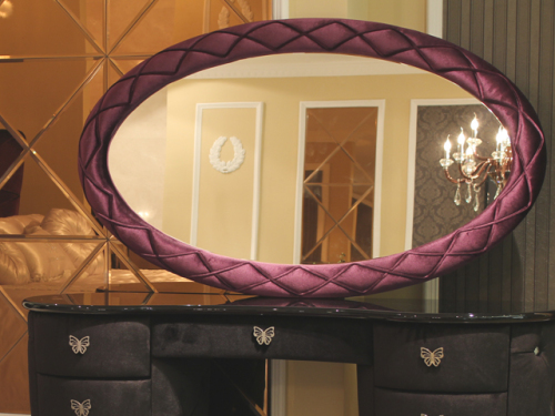 Post Modern Bedroom Furniture, Decorative Wall Round Dressing Mirror (LS-907)