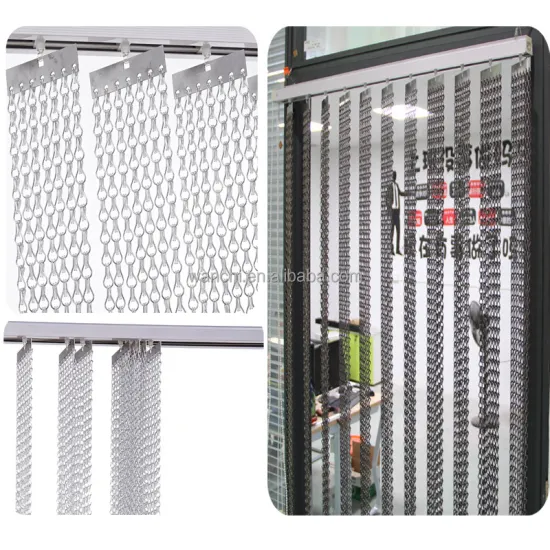 Hot Sale Aluminum Chain Link Door Curtain - New Decorative Metal Link Chain Curtain for Home