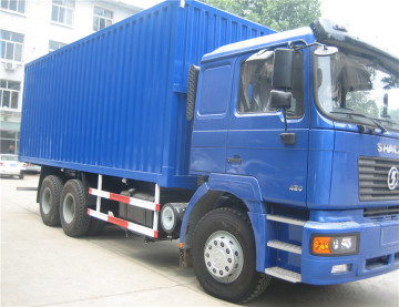 Shacman box truck with weichai engine China 6x4 van truck