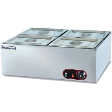 High Quality Commercial Stainless Steel 4-Tank Bain Marie Food Warmer
