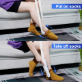 Flexible Sock Aid for Seniors Post-Surgery Navy