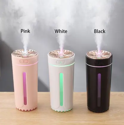 Car Humidifier 300ml Silent Mist Cup Humidifier for Cars