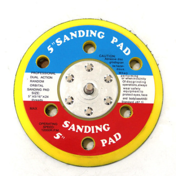Hoogwaardige 5 \ "Dual Action Sanding Pad met 125 mm Hook &amp; Loop Backing voor slijpen en polijsten: inclusief 5/16 \"-24 Sanding Discs