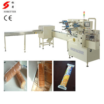 Tray-Less Biscuit on Edge Packing Machine