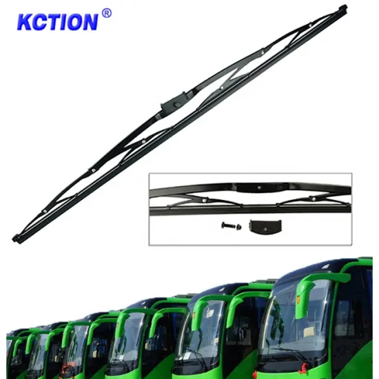 KCTION Wiper Blade Coach Bus 900mm 36 Inch Black High-Quality Natural Rubber Wiper