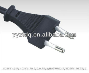 AC power cord set with VDE,RoHS Approval