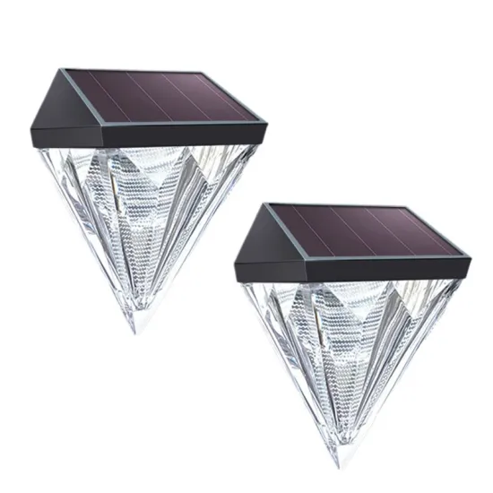 Decorative Solar Diamond Wall Lamp: Ideal for Garden, Balcony, Terrace, Villa, Corridor, and Courtyard Lighting