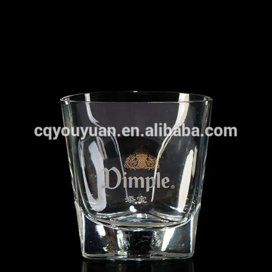 260ML Barware Giant Whiskey Glass Triangle Drinking Glass