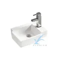 Modern White Wash Ceramic Wall Hung Basin: High-Quality Design for Your Bathroom