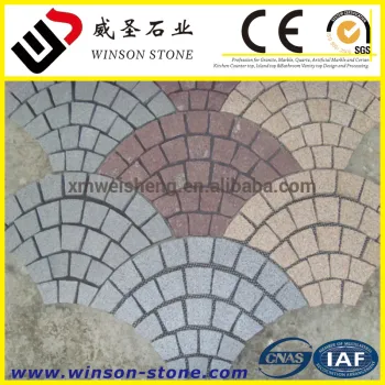 various types style top quality granite road paving material